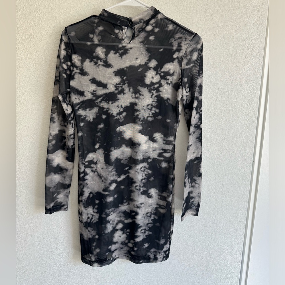 Mesh Longsleeve Dress